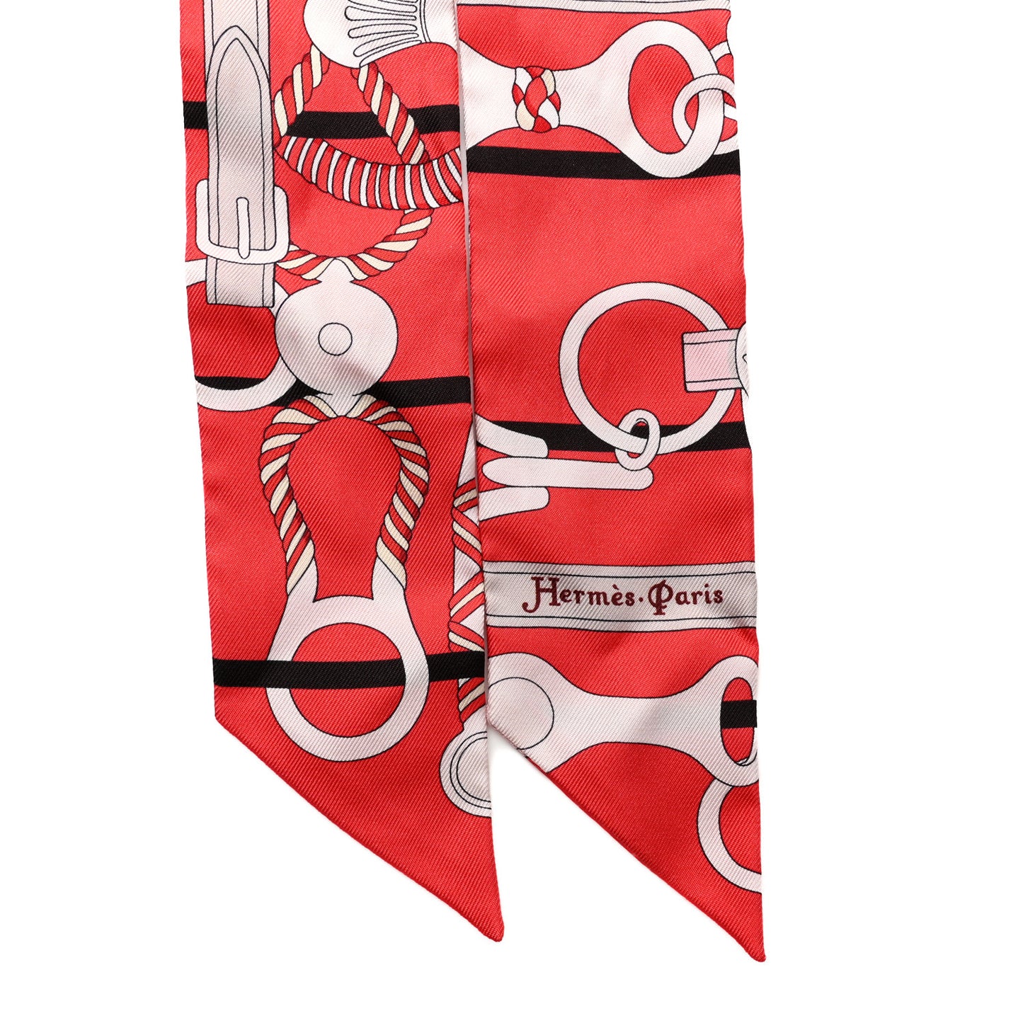 Silk Panoplie Equestre Twilly Rouge Creme Ebene