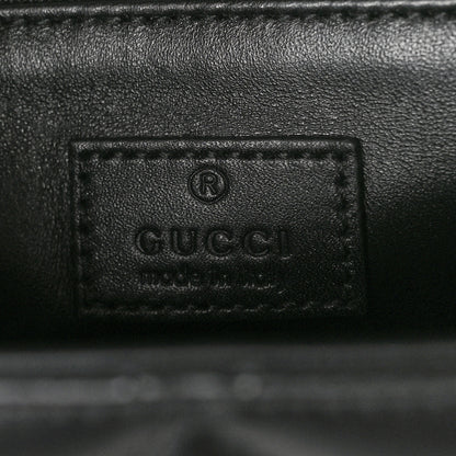 Gucci Calfskin Quilted Small Deco Shoulder Bag Black 5 of 7