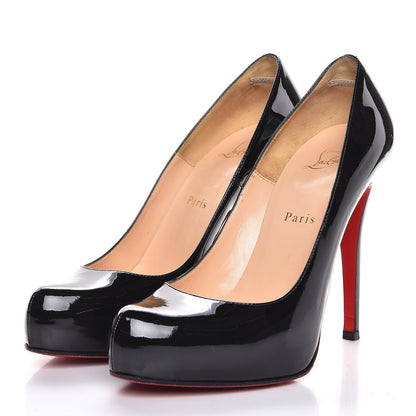 Christian Louboutin Patent Rolando 120 Pumps 38.5 Black 4 of 11