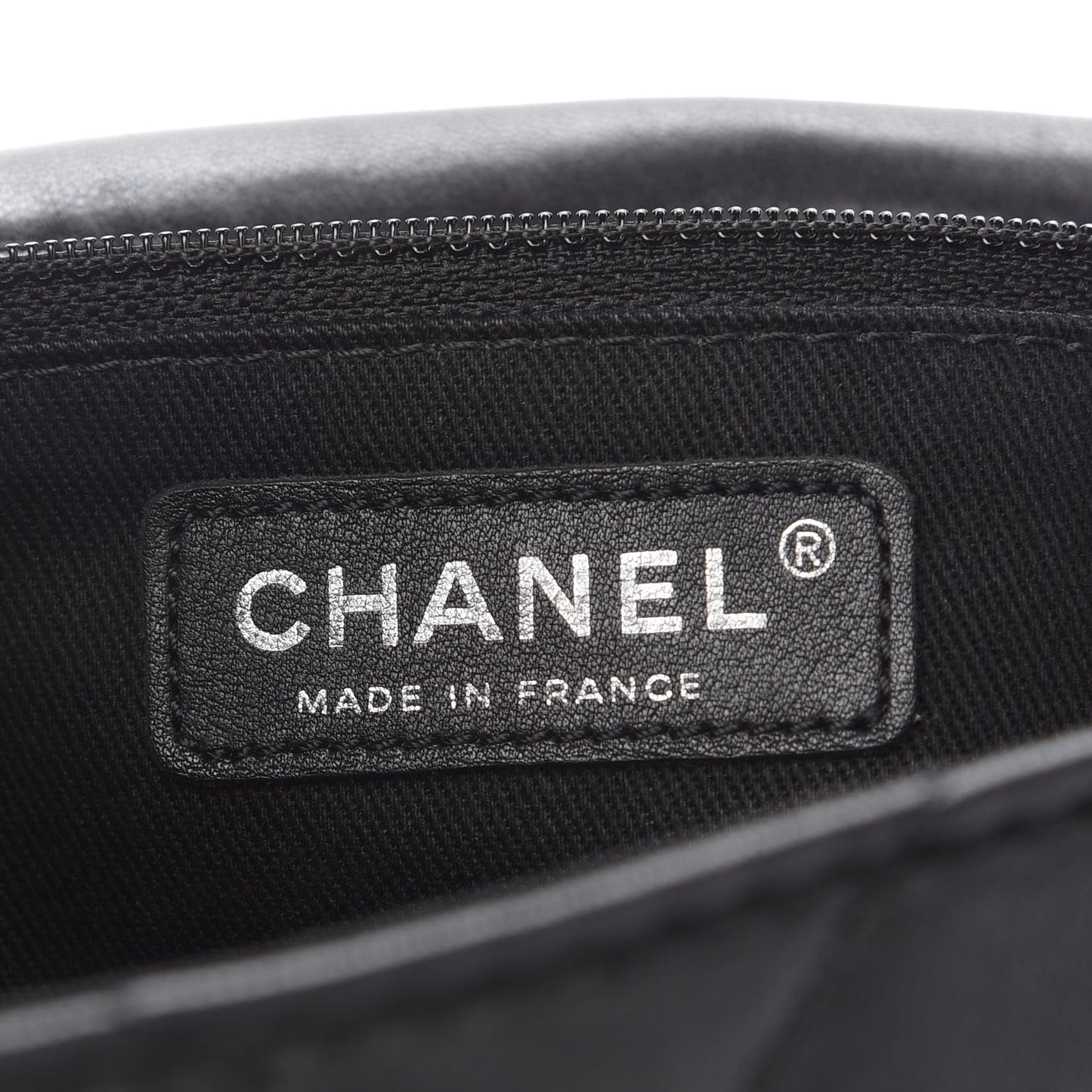 Lambskin Quilted Large Soft Touch Flap Black
