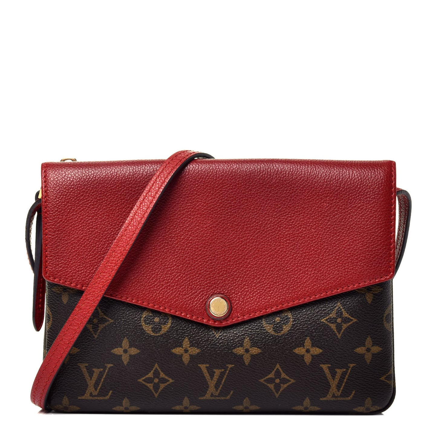 Monogram Twice Pochette Cherry