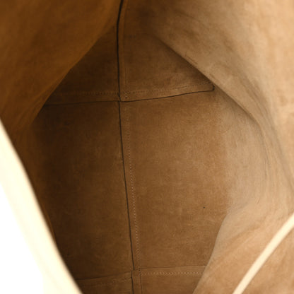 The Row Grained Calfskin Large N/S Park Tote Ivory 5 of 9