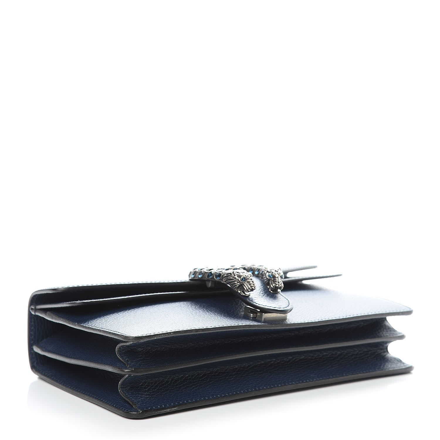 Gucci Dollar Calfskin Crystal Small Dionysus Shoulder Bag Blue Agata Montana Sapphire 5 of 12