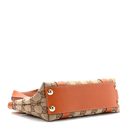 Gucci Monogram Small Abbey Tote Orange 3 of 9