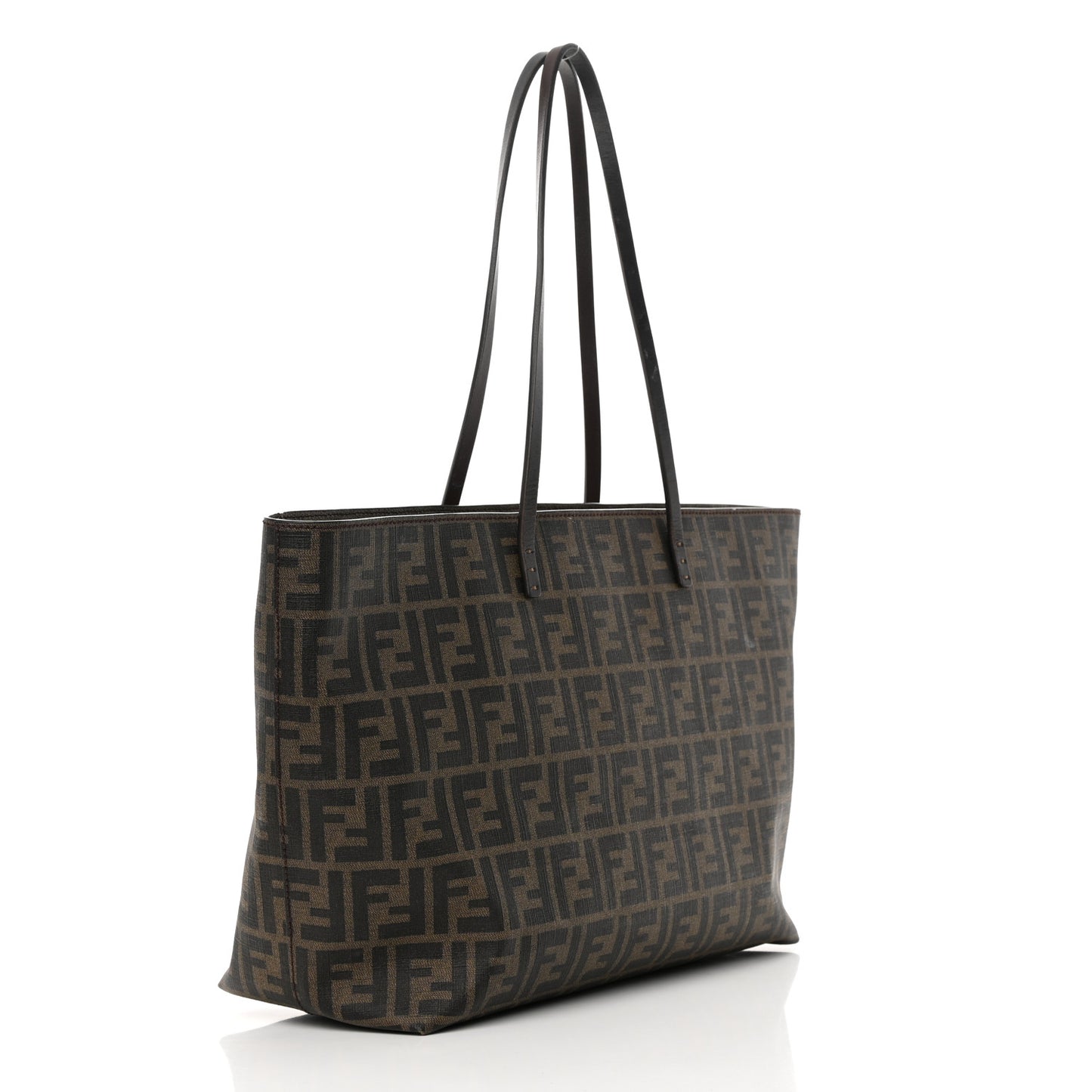 Zucca Spalmati Medium Roll Tote Tobacco Moro