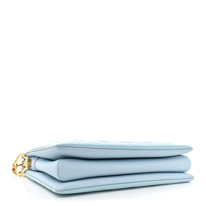 Louis Vuitton Patent Embossed Monogram Coussin PM Sky Blue 4 of 12