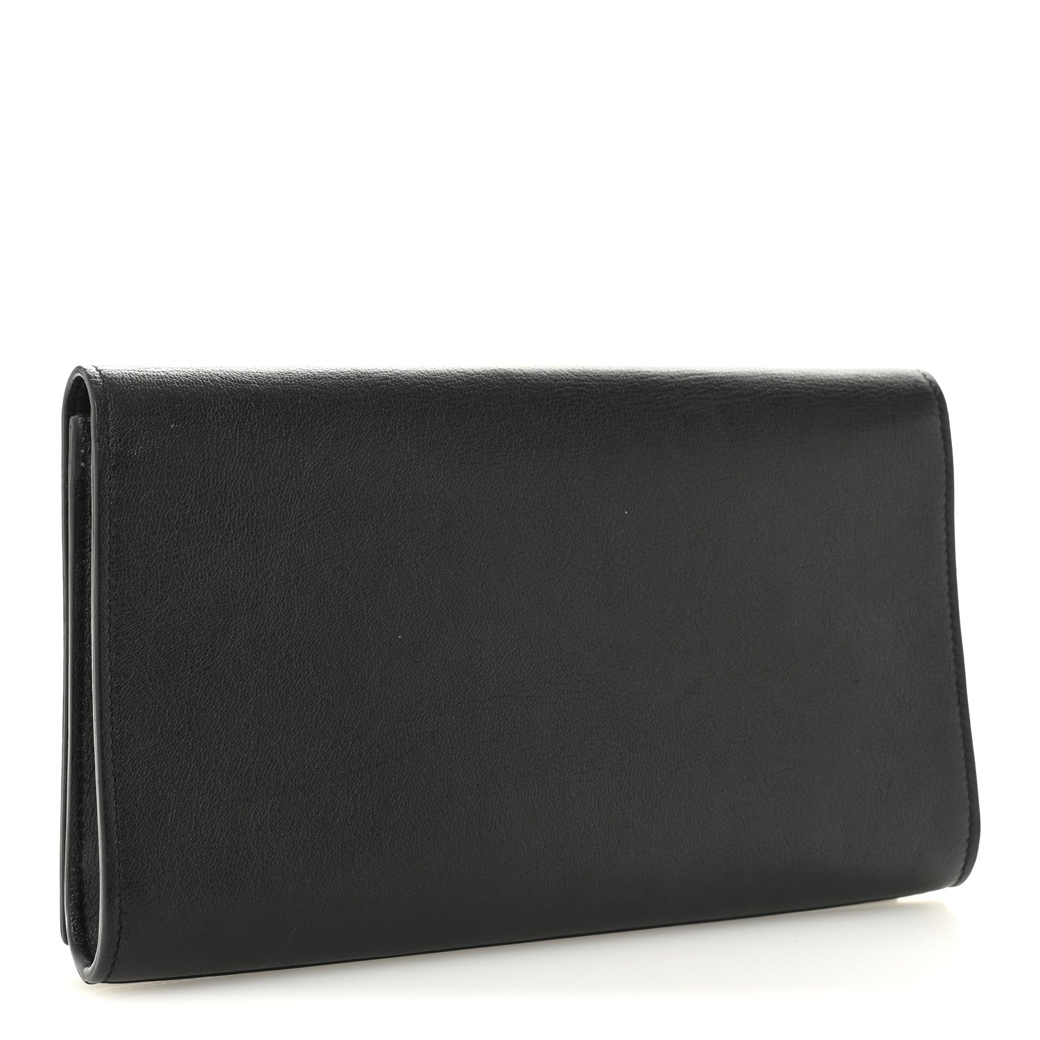 Saint Laurent Calfskin Monogram Large Belle De Jour Clutch Black 3 of 11