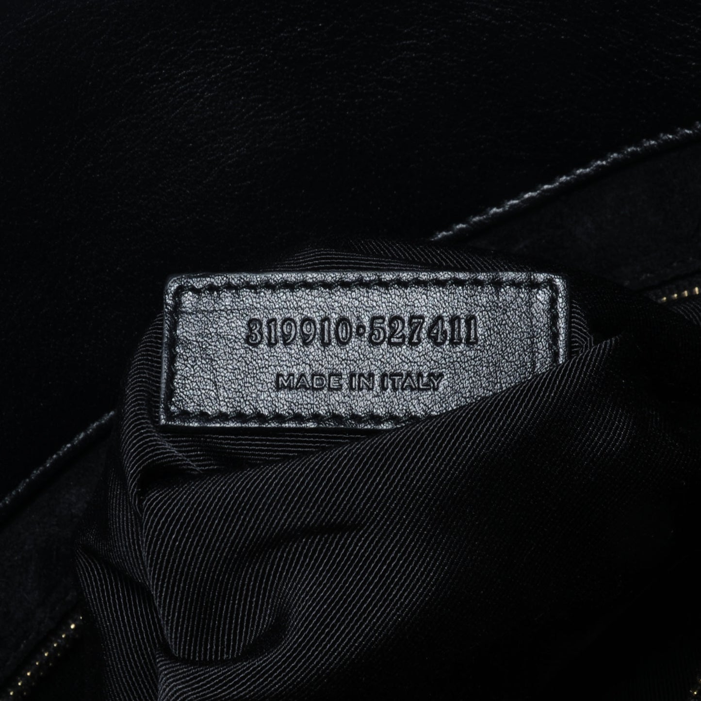 Leather Large Sac de Jour Carryall Black