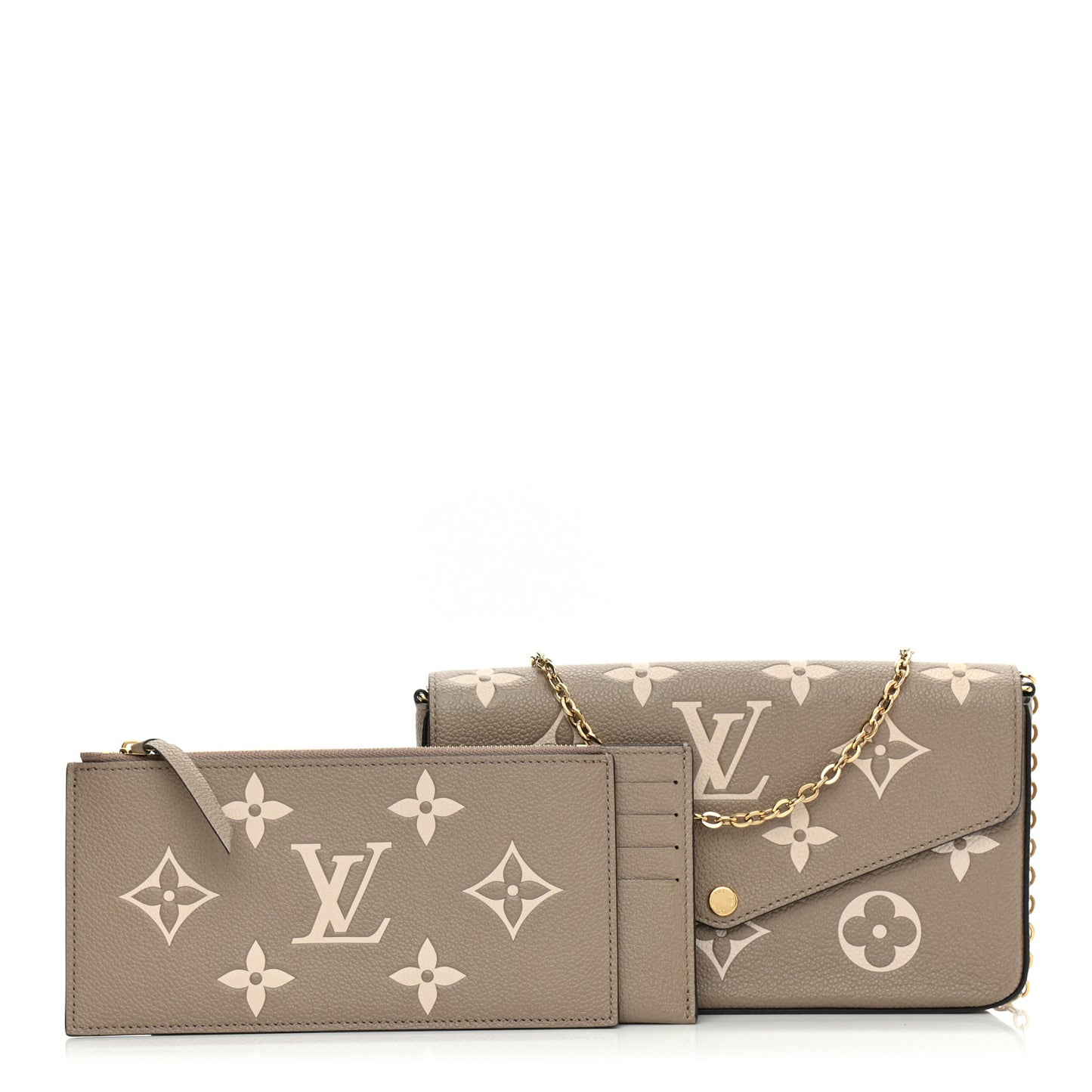 Empreinte Monogram Giant Felicie Pochette Tourterelle Creme