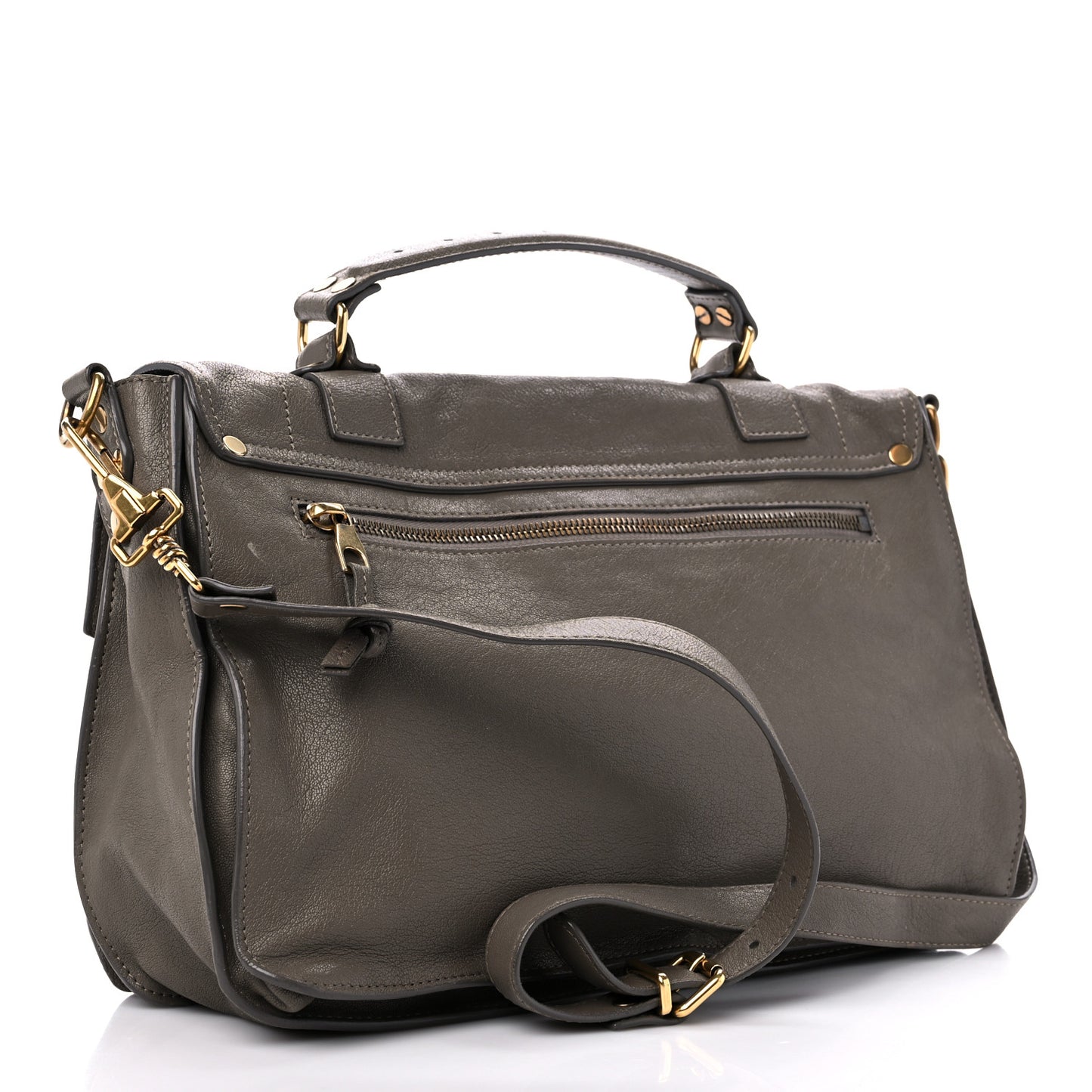 Lambskin Medium PS1 Satchel Smoke