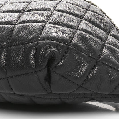 Chanel Calfskin Quilted Banane Waist Bag Fanny Pack Black 10 of 10