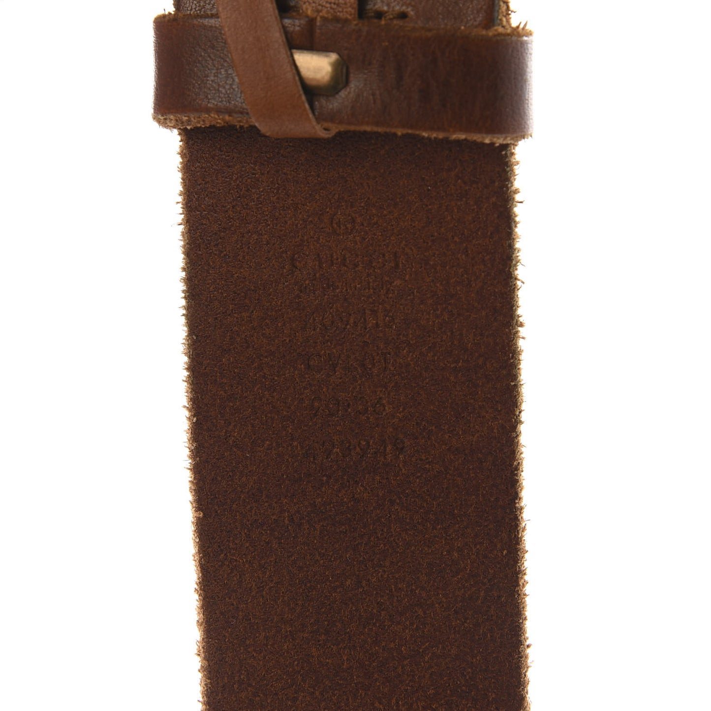 Faded Calfskin Double G 40mm Belt 90 36 Cuir