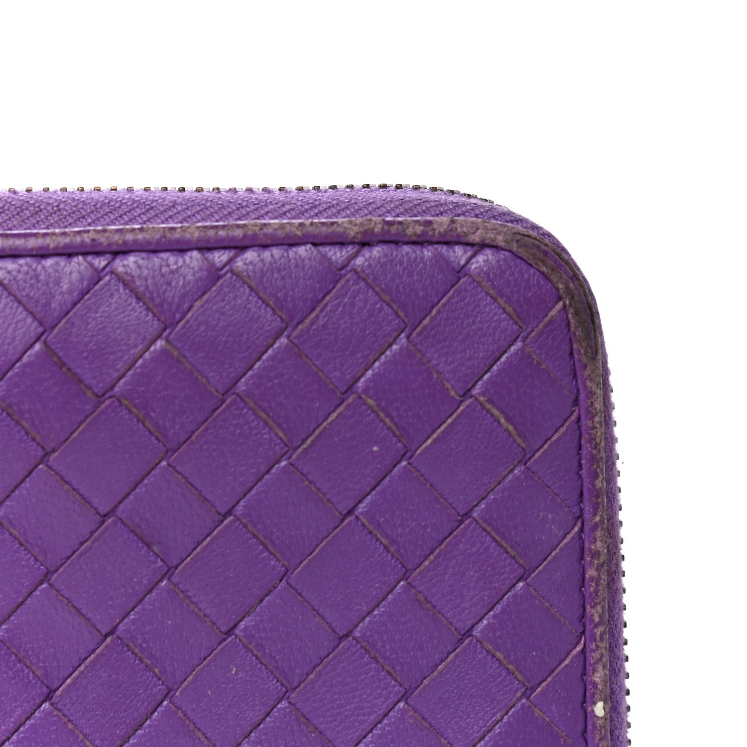 Bottega Veneta Nappa Intrecciato Wristlet Zip Wallet Byzantine 14 of 21