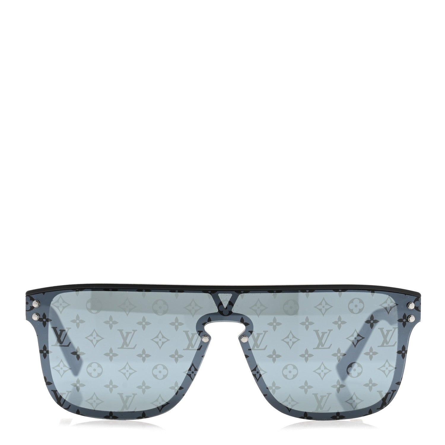 Louis Vuitton Acetate LV Waimea Square Sunglasses Z1082W Black 2 of 7