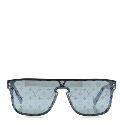Louis Vuitton Acetate LV Waimea Square Sunglasses Z1082W Black 2 of 7