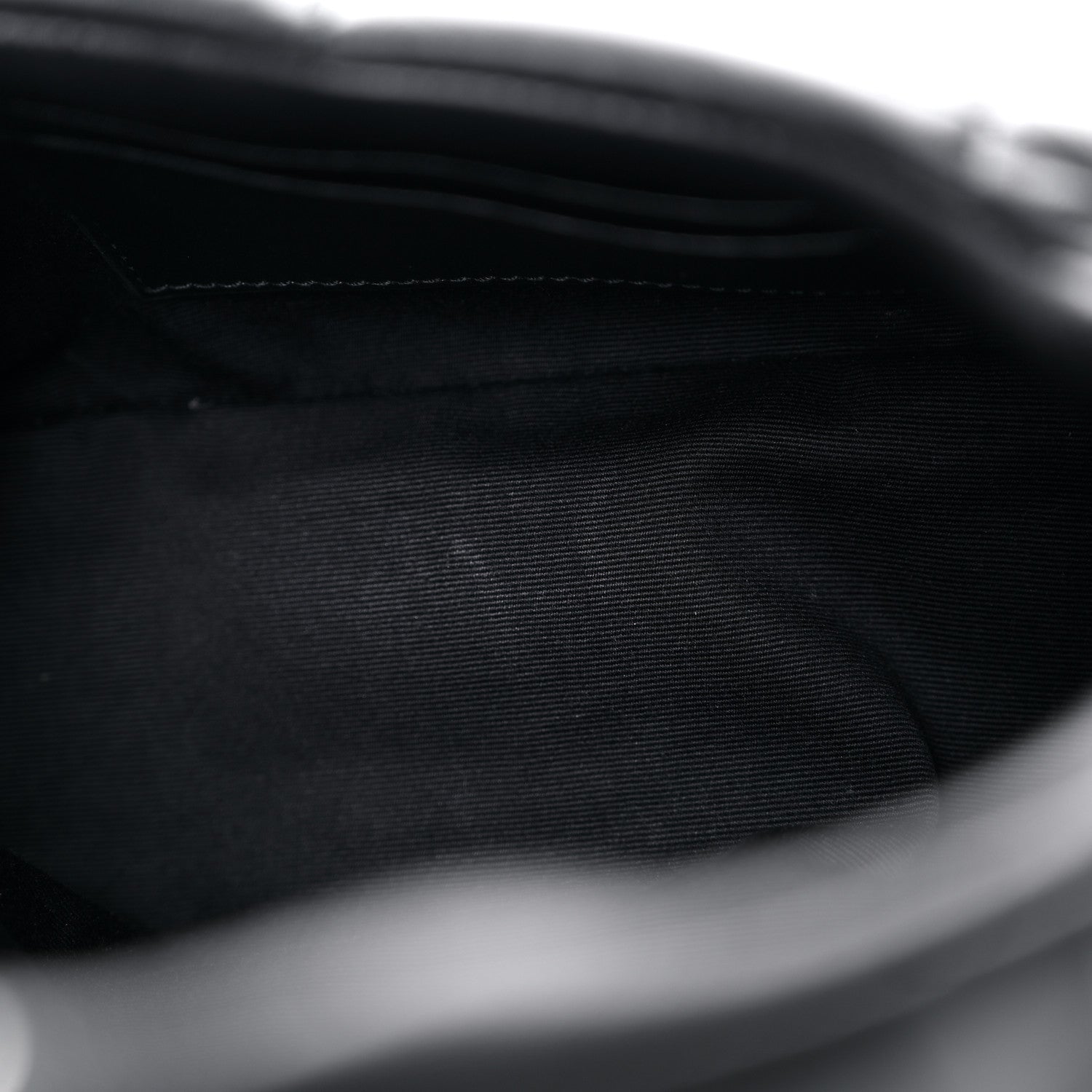 Saint Laurent Calfskin Quilted Toy Loulou Puffer Monogram Monochrome Chain Satchel Black 15 of 19