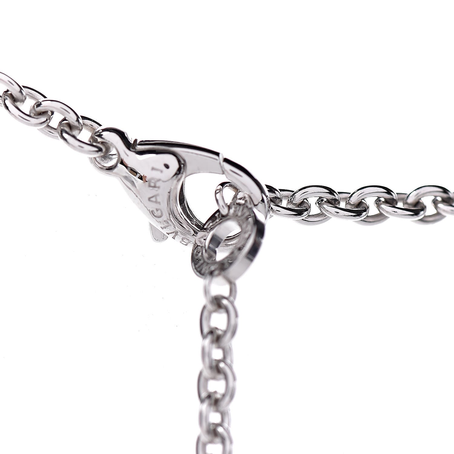 Bulgari 18K White Gold Black Onyx Sautoir Pendant Necklace 5 of 6