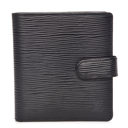 Louis Vuitton Epi Porte-Billets Compact Wallet Black 1 of 7