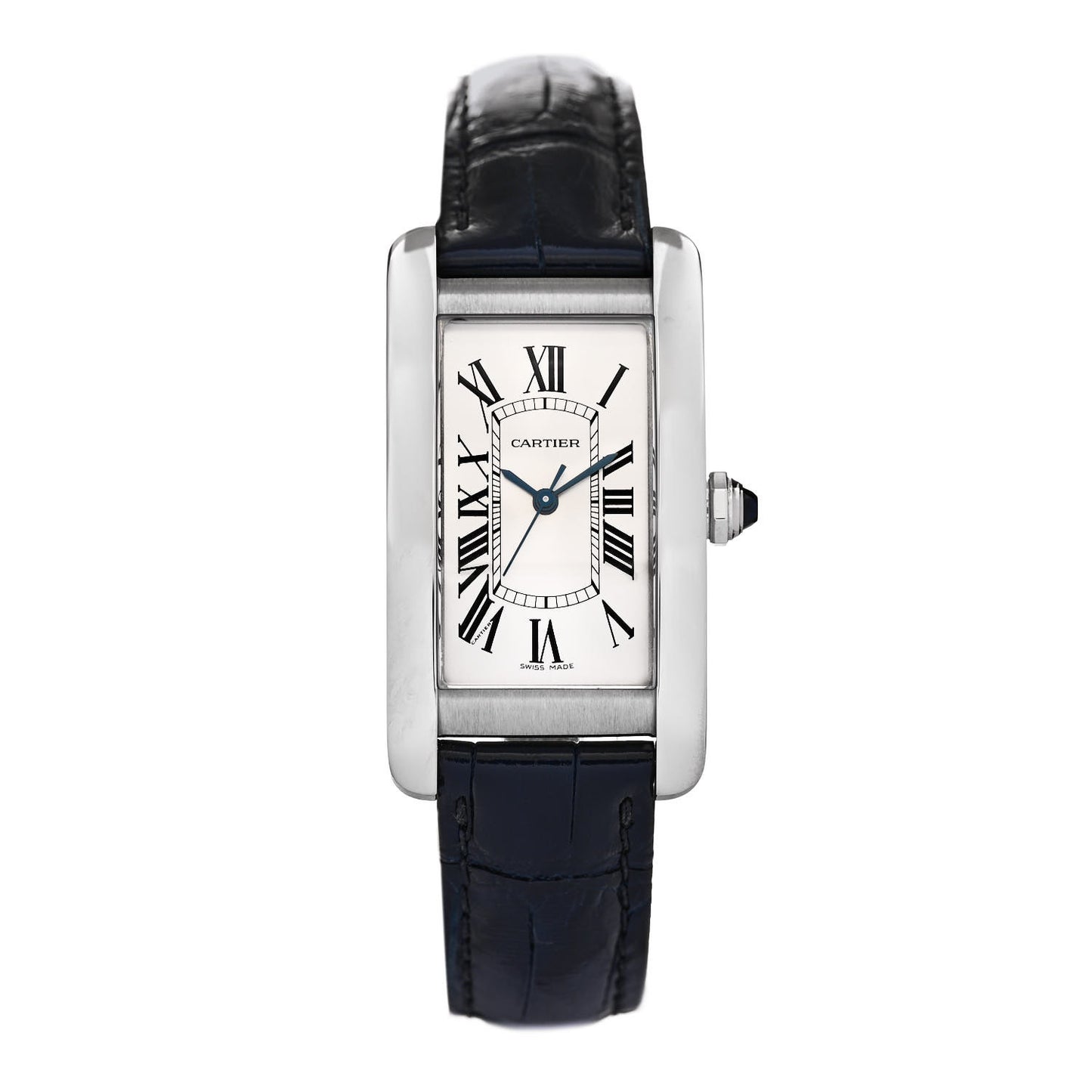 Stainless Steel Alligator 23mm Tank Americaine Automatic Watch