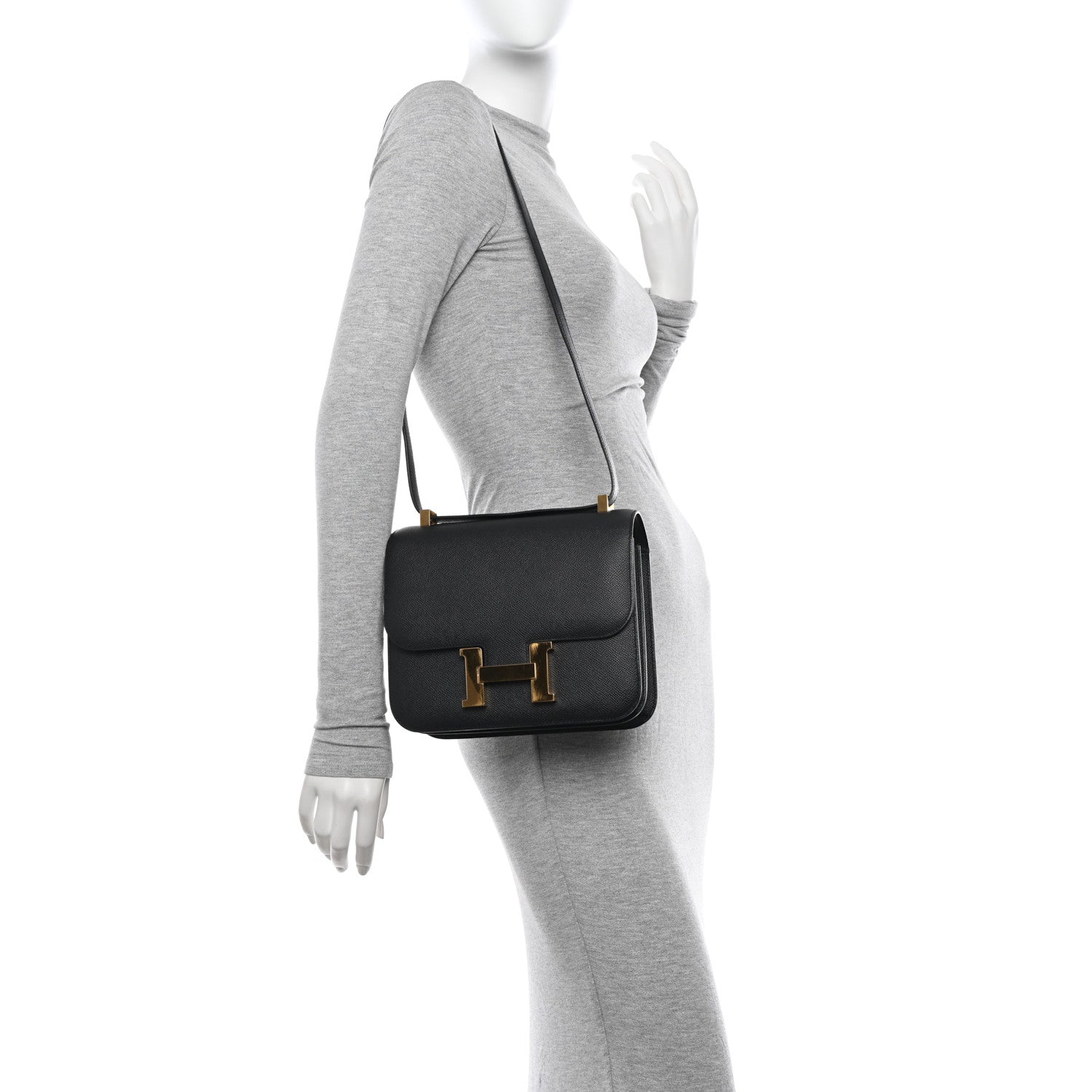 Hermes Epsom Constance 24 Black 2 of 13