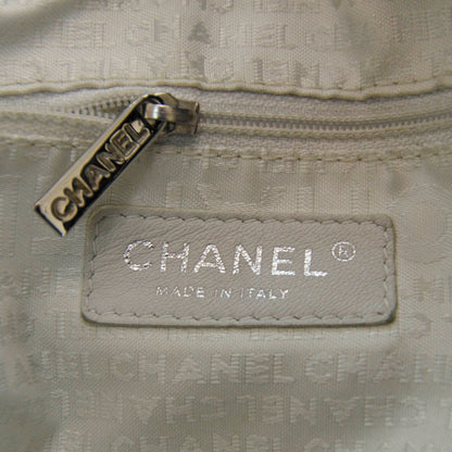 Chanel Leather Contrast Stitch Drawstring Tote Black 7 of 8