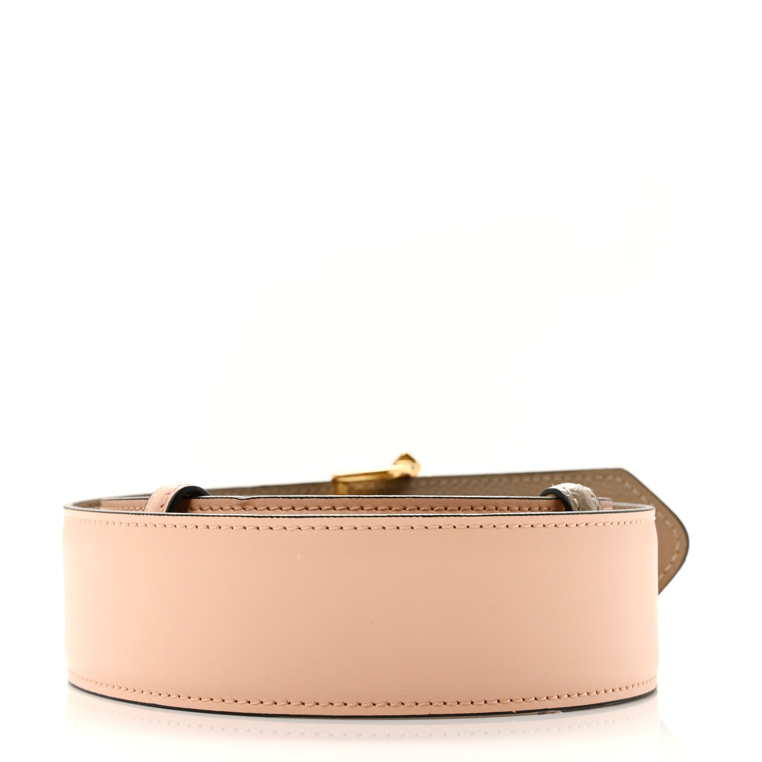 Fendi Vitello Cruise Vitello King 40mm FF Diamonds Belt 85 34 Tortota Light Rose 2 of 6