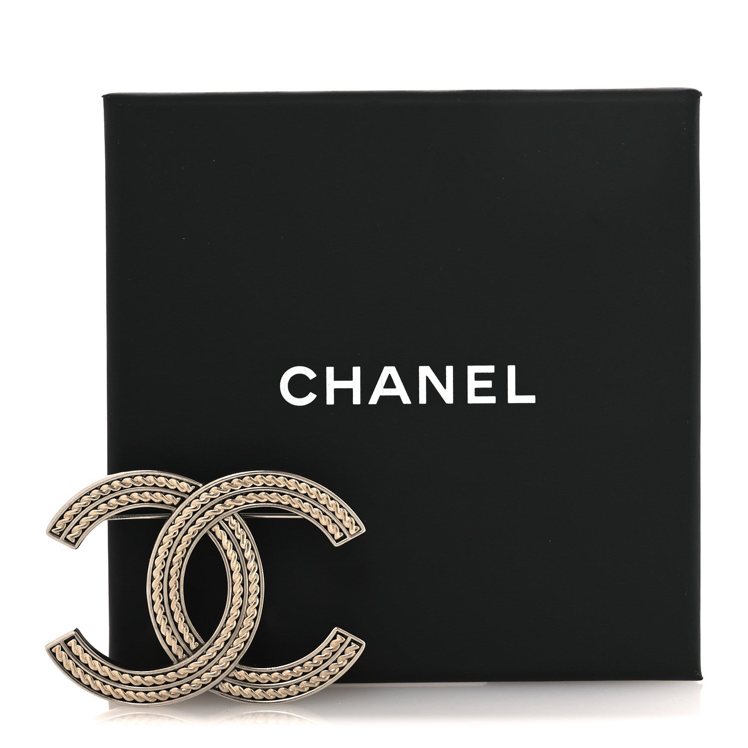 Chanel Twisted CC Brooch Silver Gold 1888481 – FASHIONPHILE