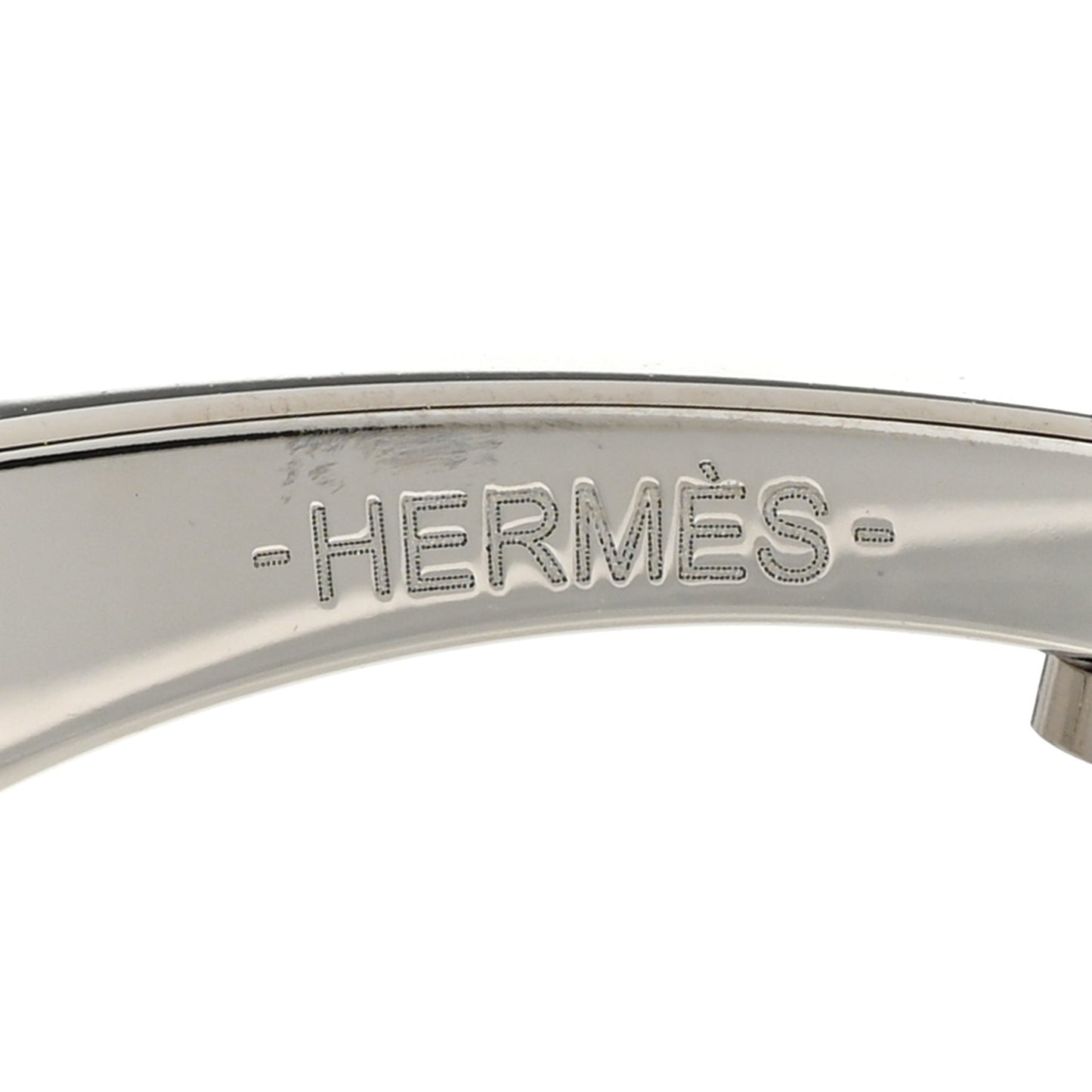 Palladium H Au Carre Cufflinks Silver