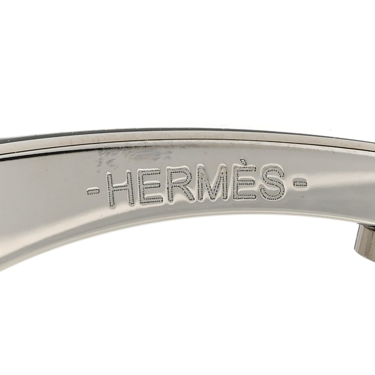 Hermes Palladium H Au Carre Cufflinks Silver 3 of 5