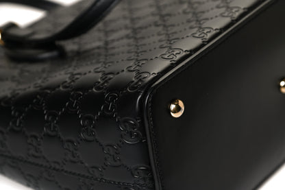 Gucci Guccissima Linea A Foldover Tote Black 11 of 12
