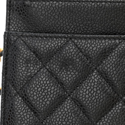 Chanel Caviar Quilted Wallet on Chain WOC Black 12 of 12