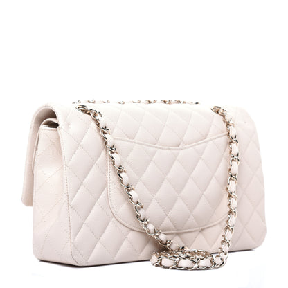 Chanel Caviar Quilted Medium Double Flap Beige Clair 3 of 8
