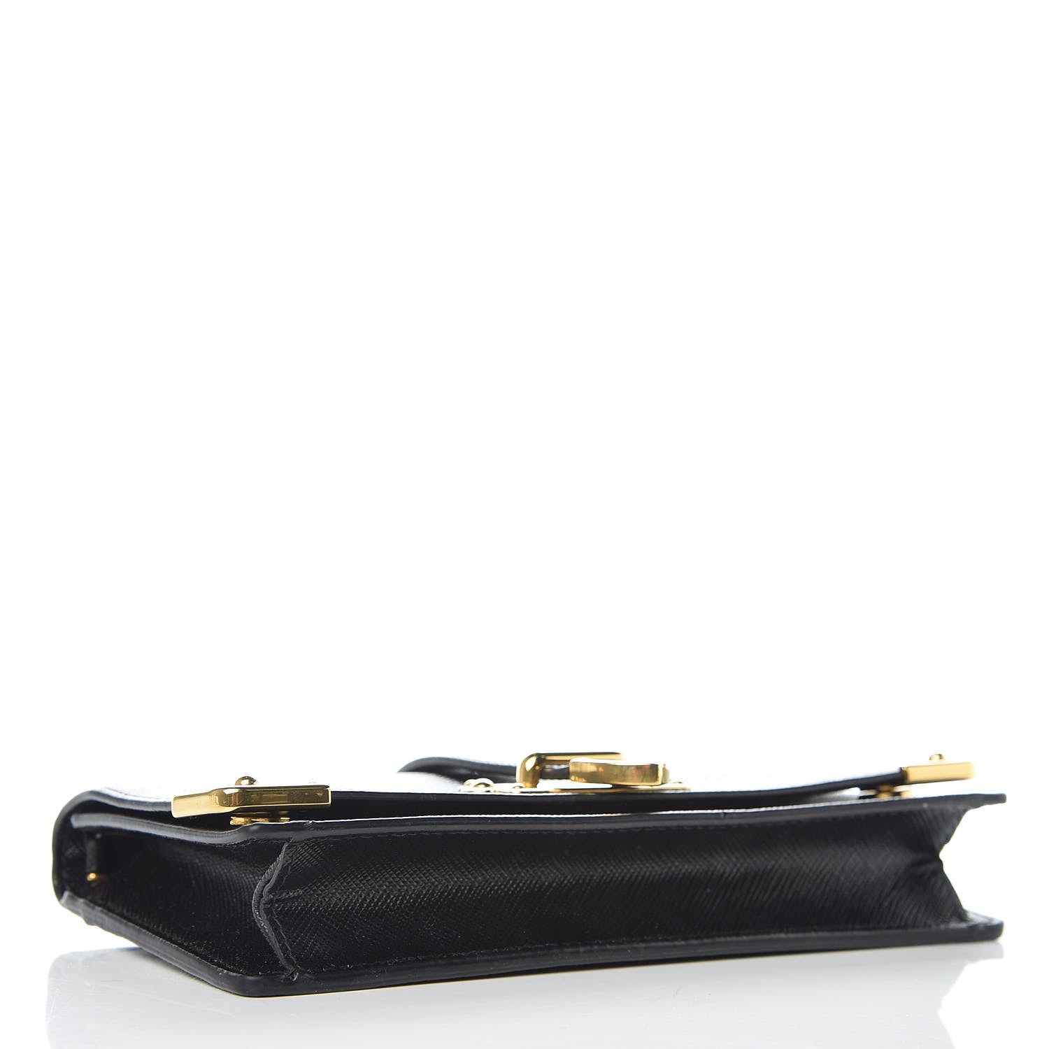 Prada Saffiano Cahier Mini Bag Black 4 of 12