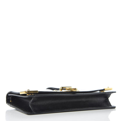 Prada Saffiano Cahier Mini Bag Black 4 of 12