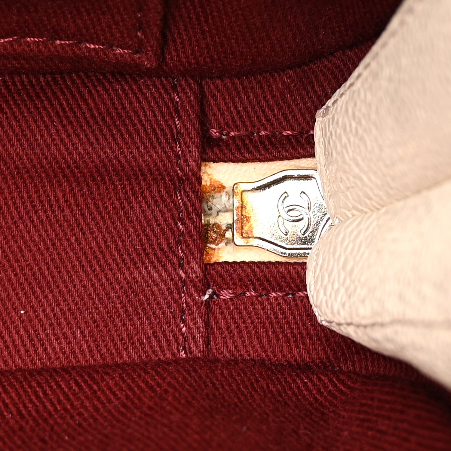 Chanel Caviar Quilted Flap Waist Bag White 15 of 15