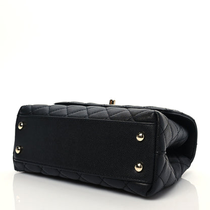 Chanel Caviar Quilted Mini Coco Handle Flap Black 7 of 7