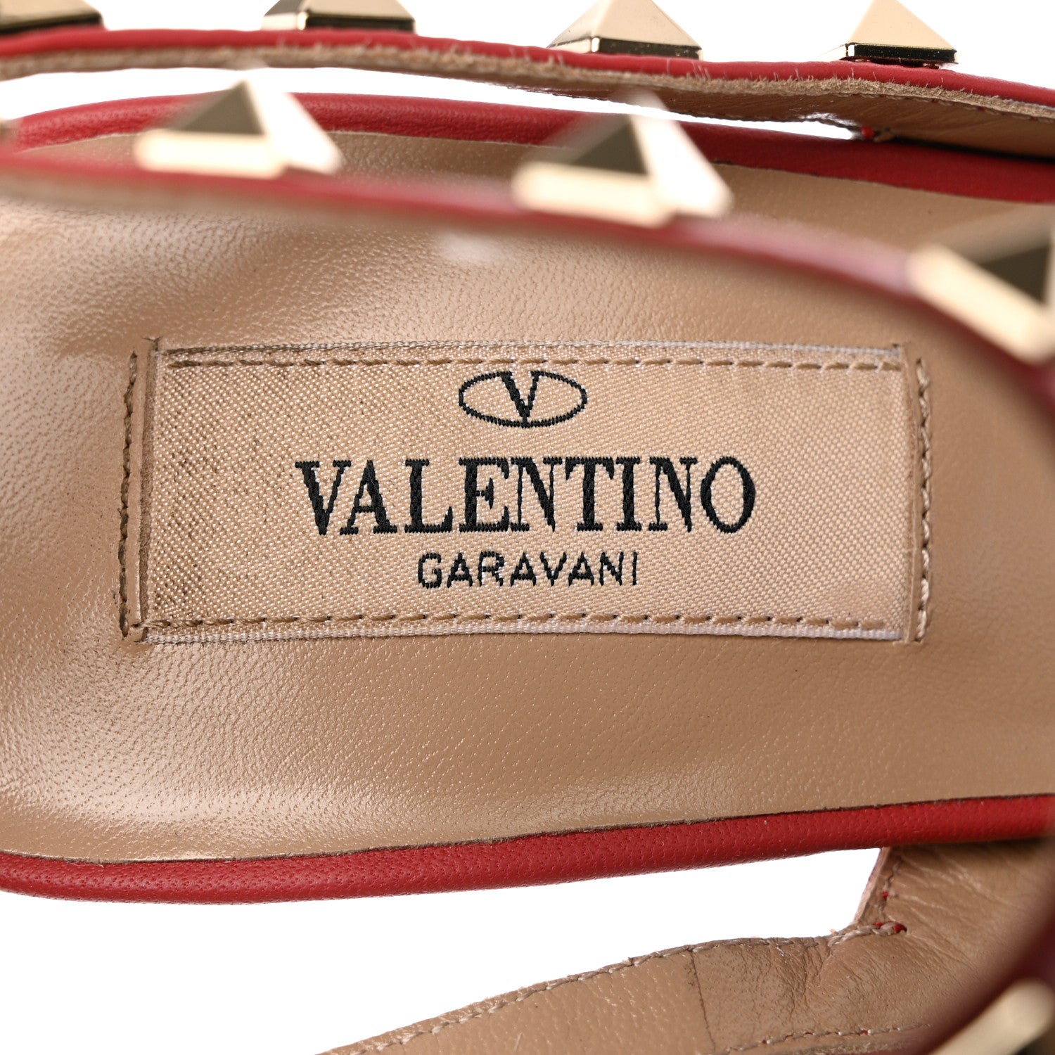Valentino Garavani Pebbled Calfskin Rockstud Ankle Strap 100mm Pumps 39.5 Rock Pink 7 of 12