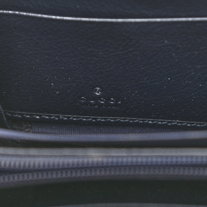 Gucci Monogram Multicolor Matelasse Diagonal GG Marmont Zip Around Wallet Pink Blue 6 of 7