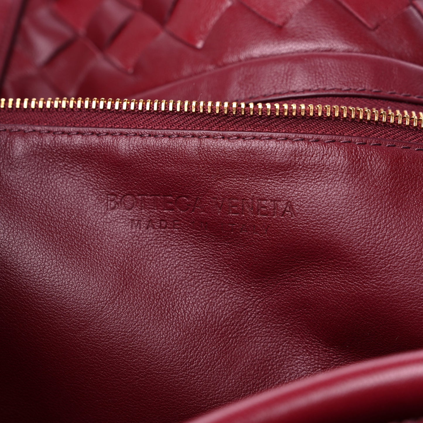 Nappa Intrecciato Tote Bag Barolo