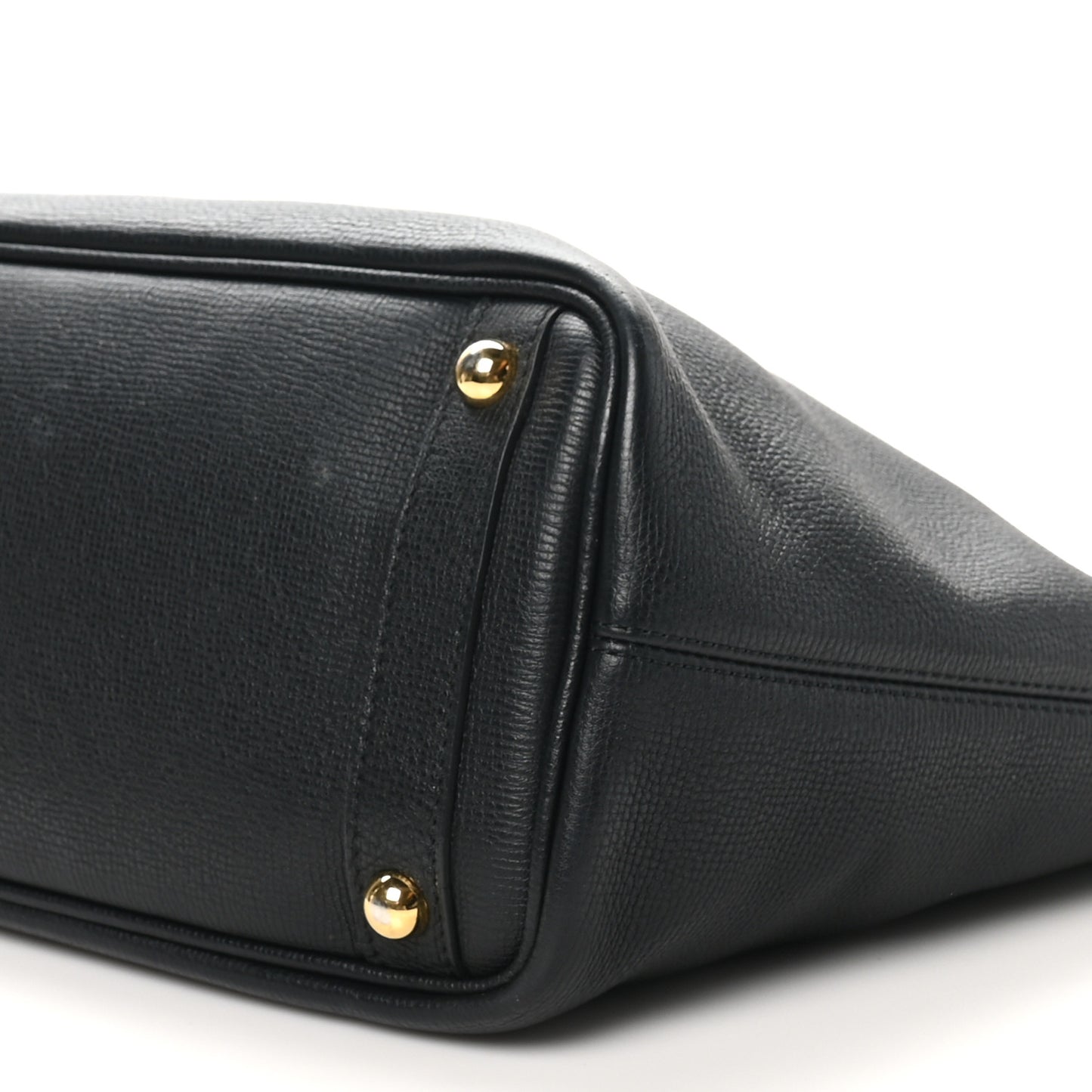 Grainy Calfskin Medium Honeybrook Tote Black
