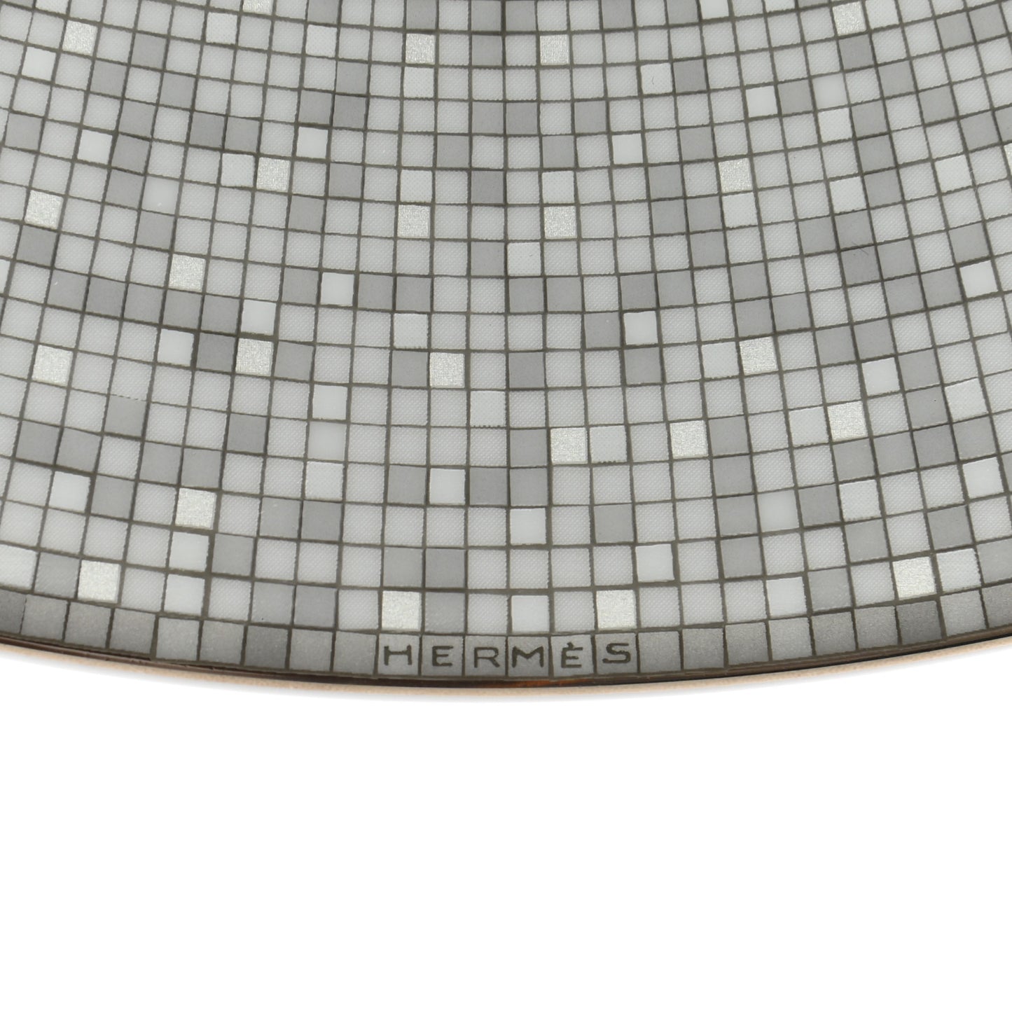 Porcelain Mosaique Au 24 Platine Presentation Plate Set of 2