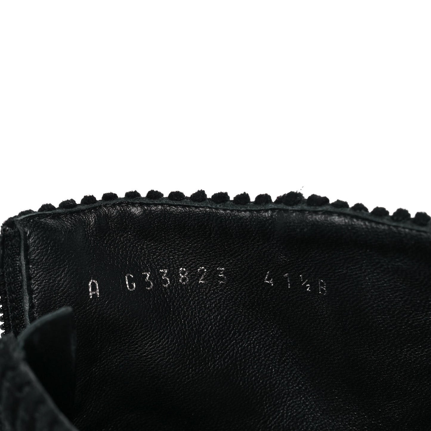 Corduroy Pearl Combat Short Boots 41.5 Black