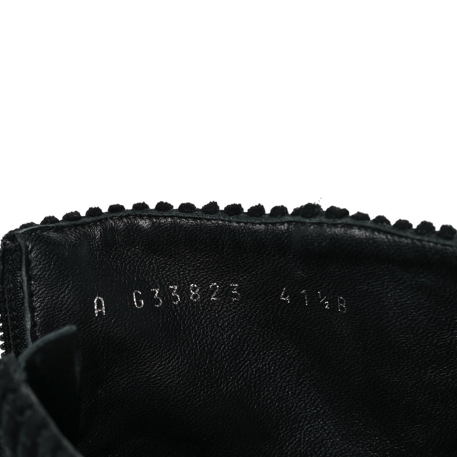 Chanel Corduroy Pearl Combat Short Boots 41.5 Black 7 of 7
