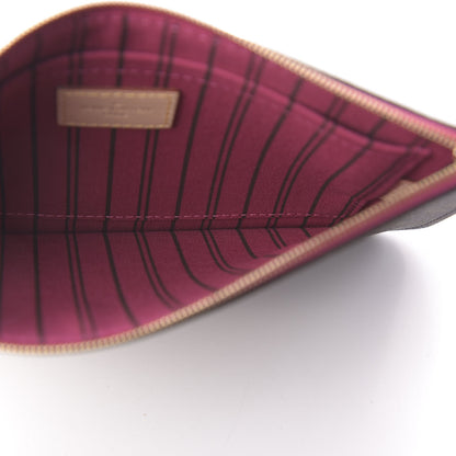 Louis Vuitton Monogram Neverfull MM GM Pochette Pivoine 5 of 9
