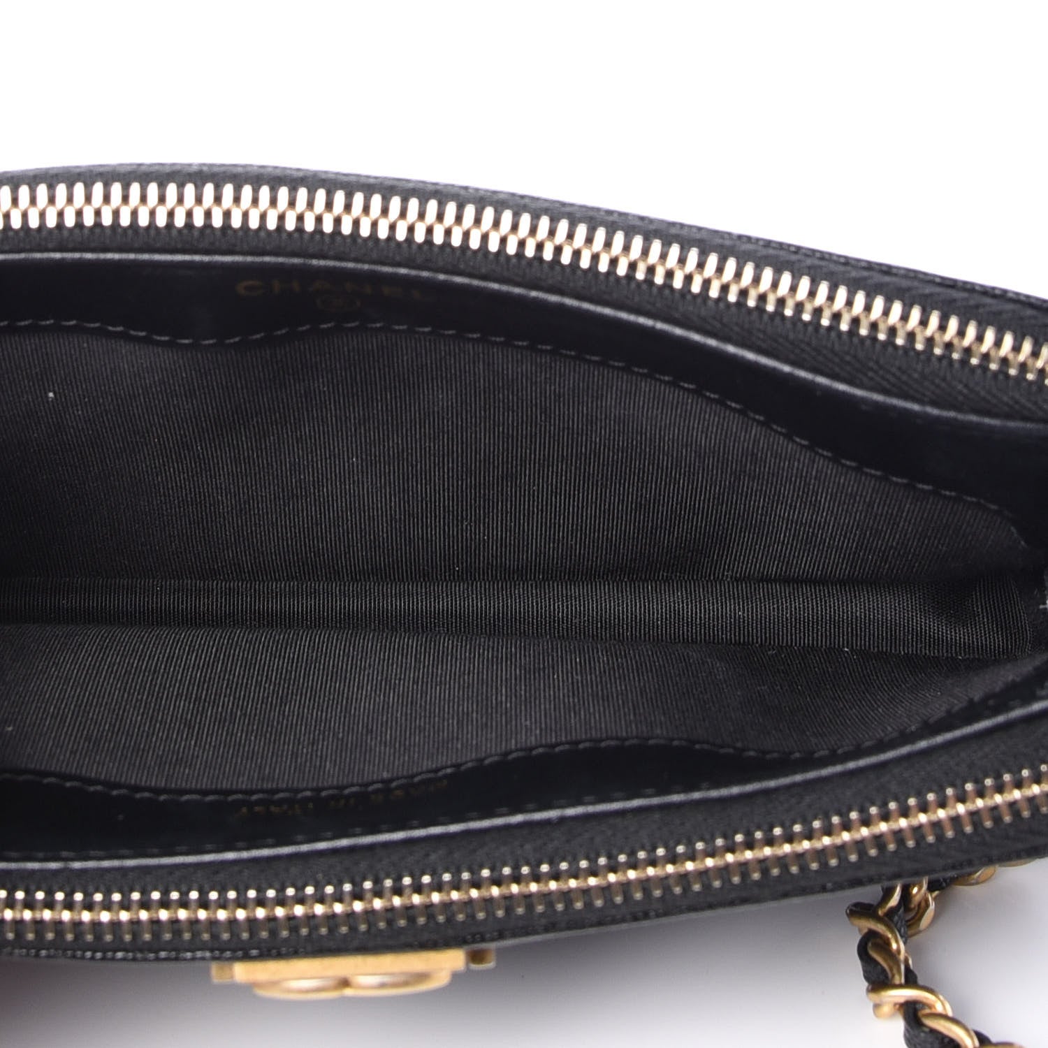 Chanel Caviar Quilted Small Boy Clutch With Chain Black 5 of 13