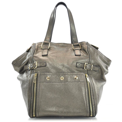 Saint Laurent Medium Downtown Tote Metallic 1 of 9
