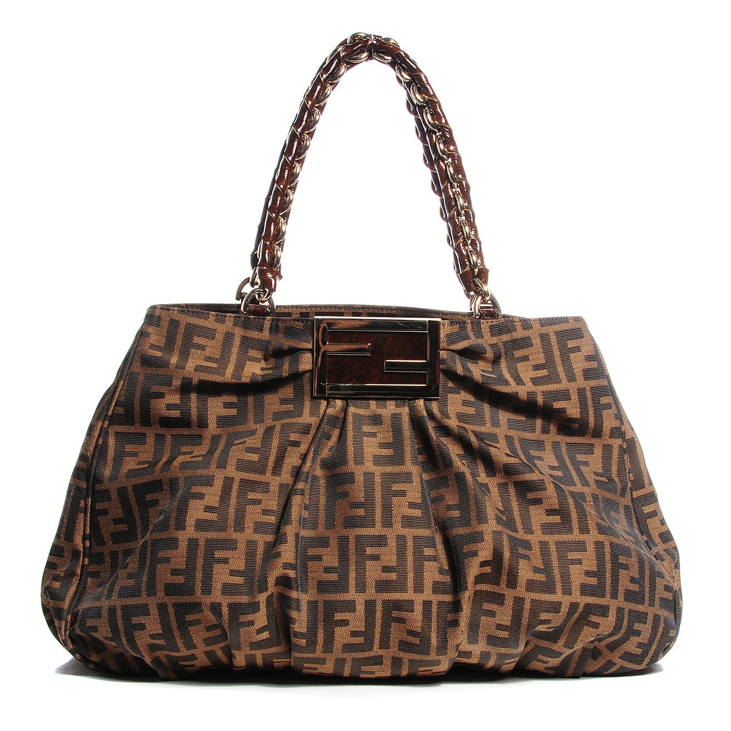 Fendi Zucca Mia Tote Tobacco 1 of 9