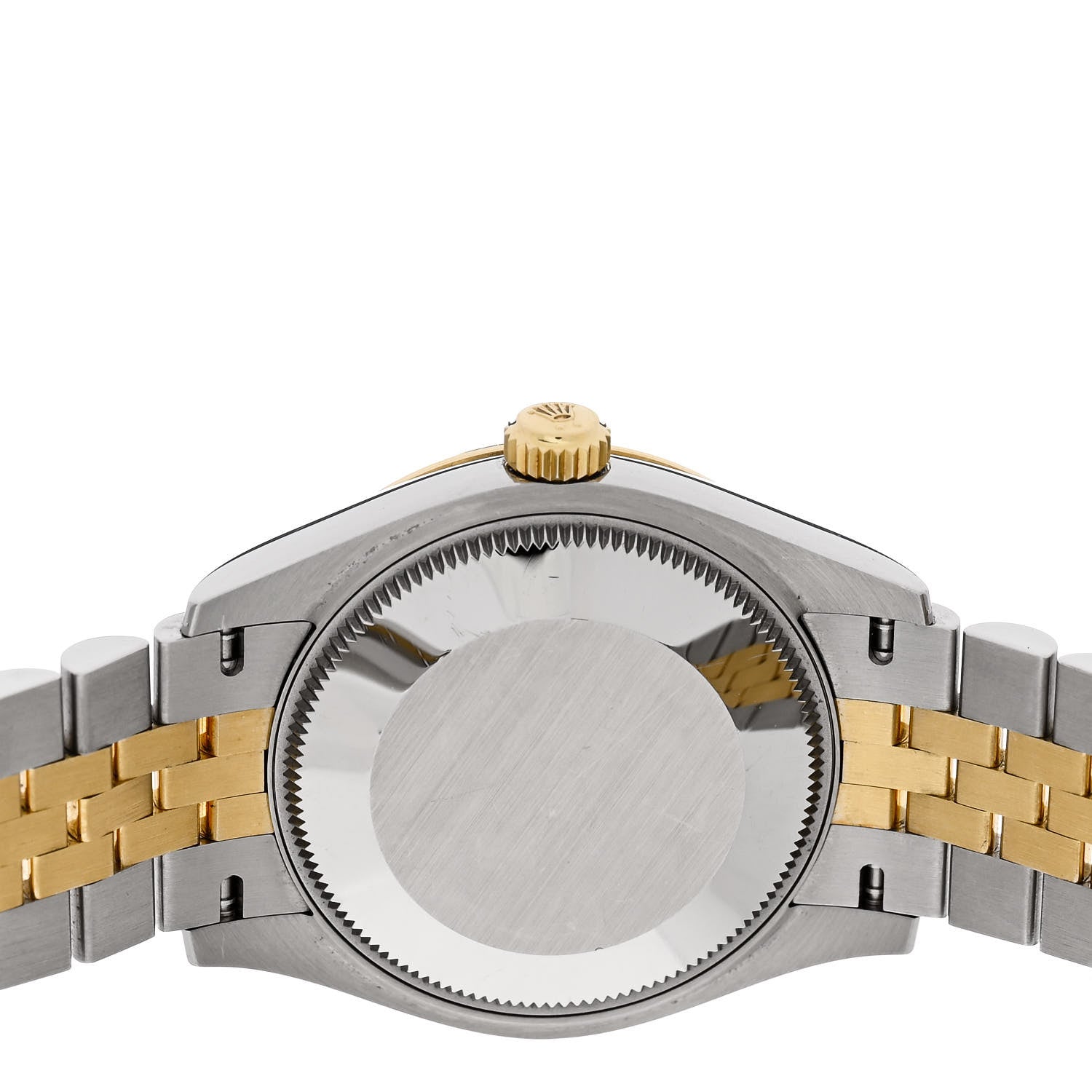 Rolex Stainless Steel 18K Yellow Gold Diamond 31mm Oyster Perpetual Datejust Watch Silver 278273 4 of 4