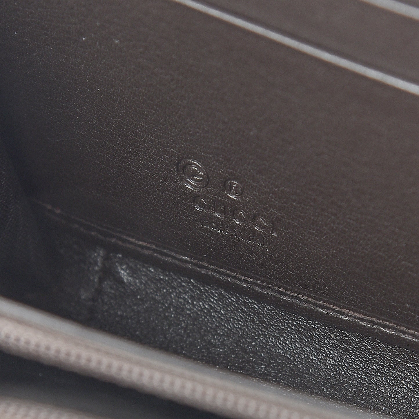 Microguccissima Zip Around Wallet Testa di Moro