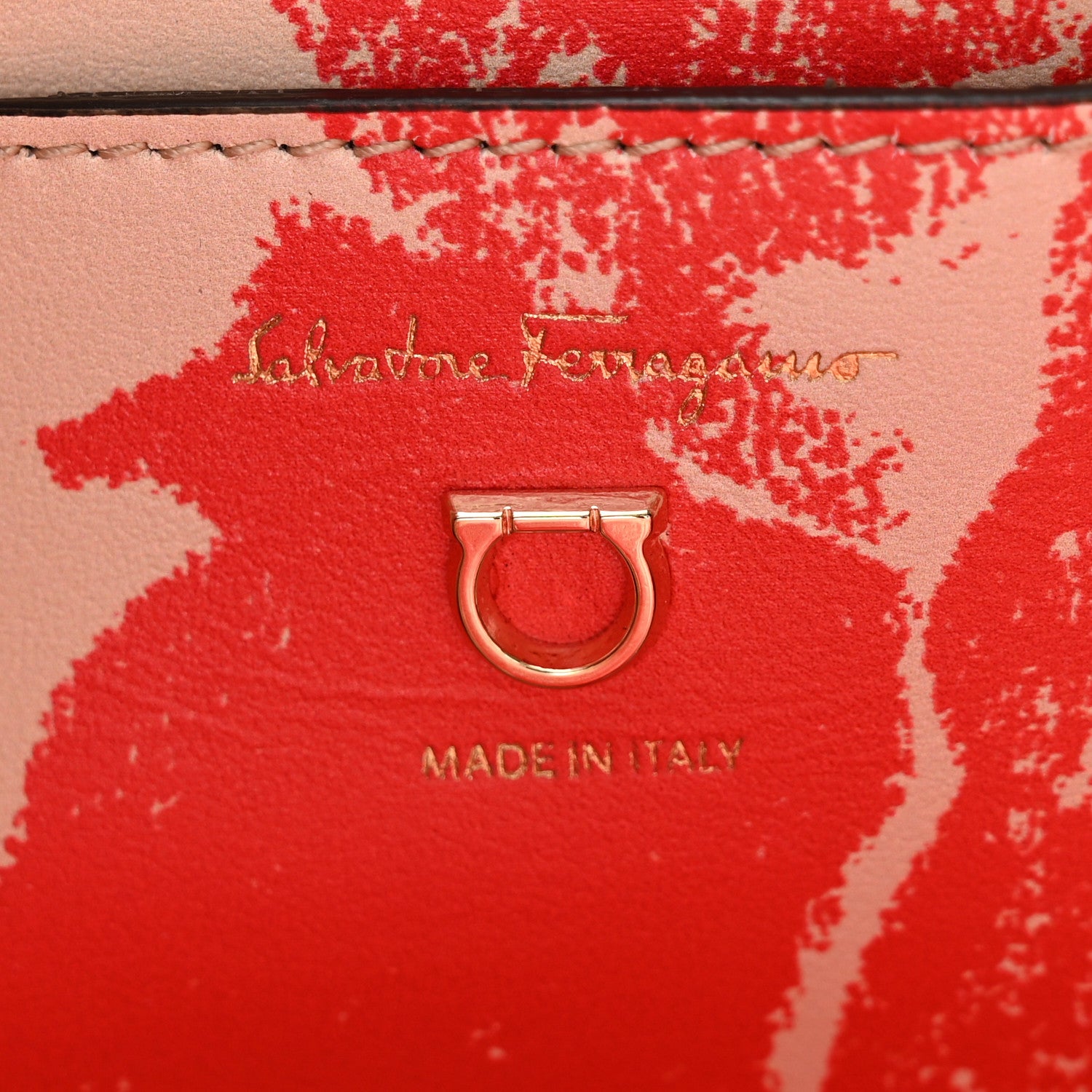 Salvatore Ferragamo Calfskin Trifolio Shoulder Bag Black 6 of 10